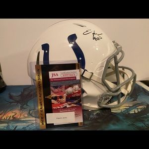 Edgerrin James Colts Autographed Helmet